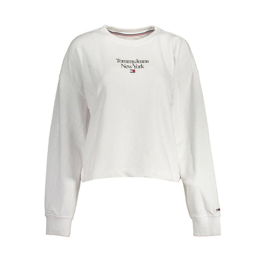 Pull Tommy Hilfiger en coton blanc pour femme