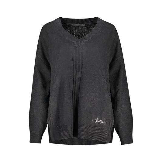 Pull en coton noir Guess Jeans