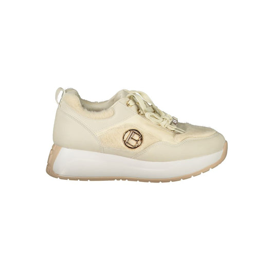 Baskets en polyéthylène beige Laura Biagiotti