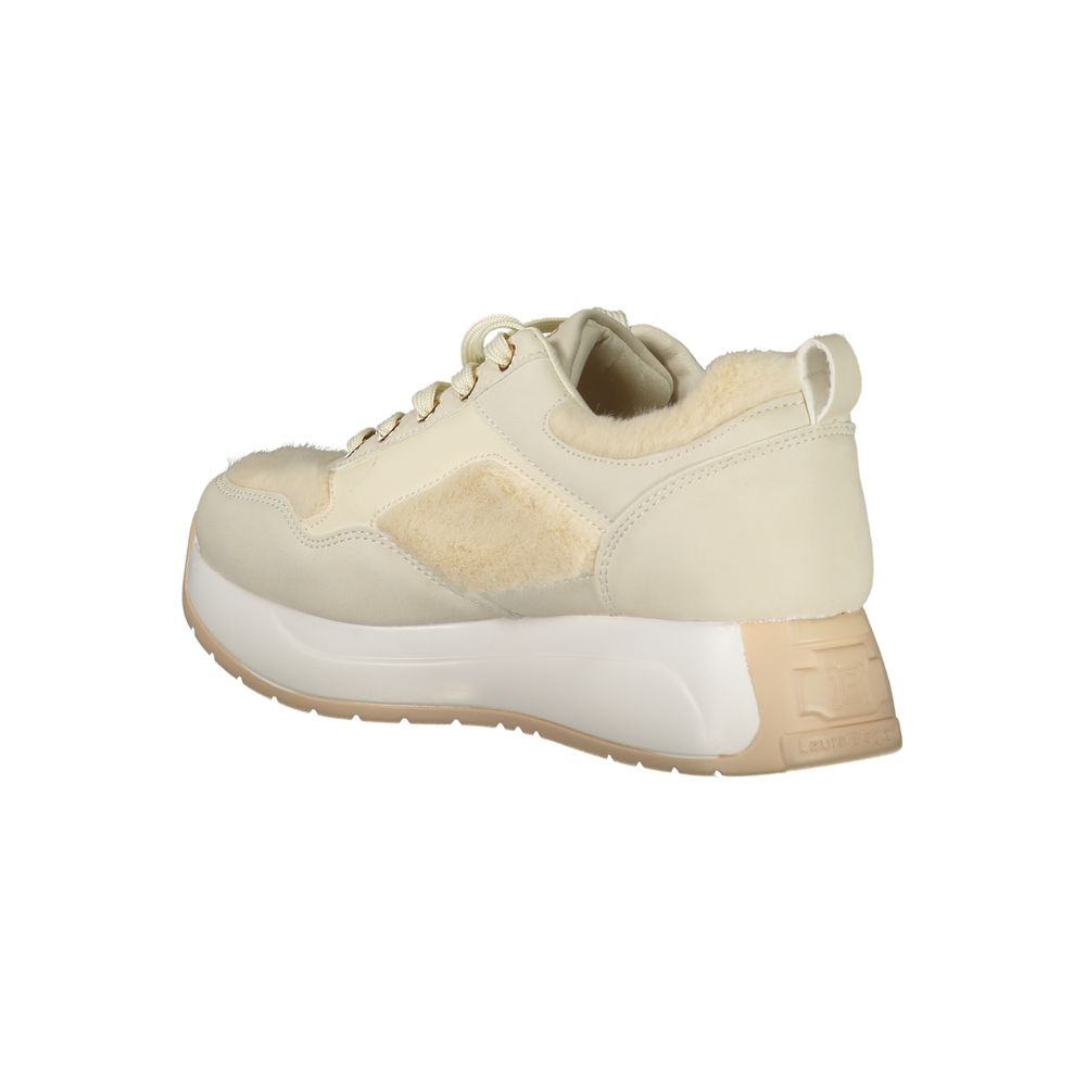 Baskets en polyéthylène beige Laura Biagiotti