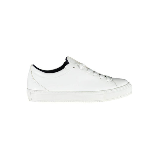 Tommy Hilfiger – Weiße Synthetik-Sneaker