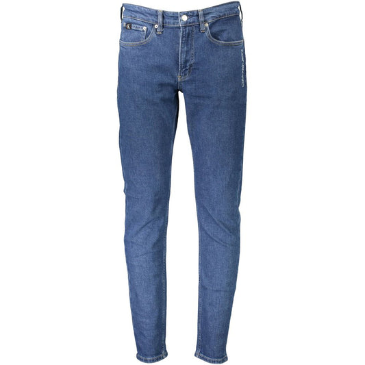 Calvin Klein Blu Cotton Men Jeans