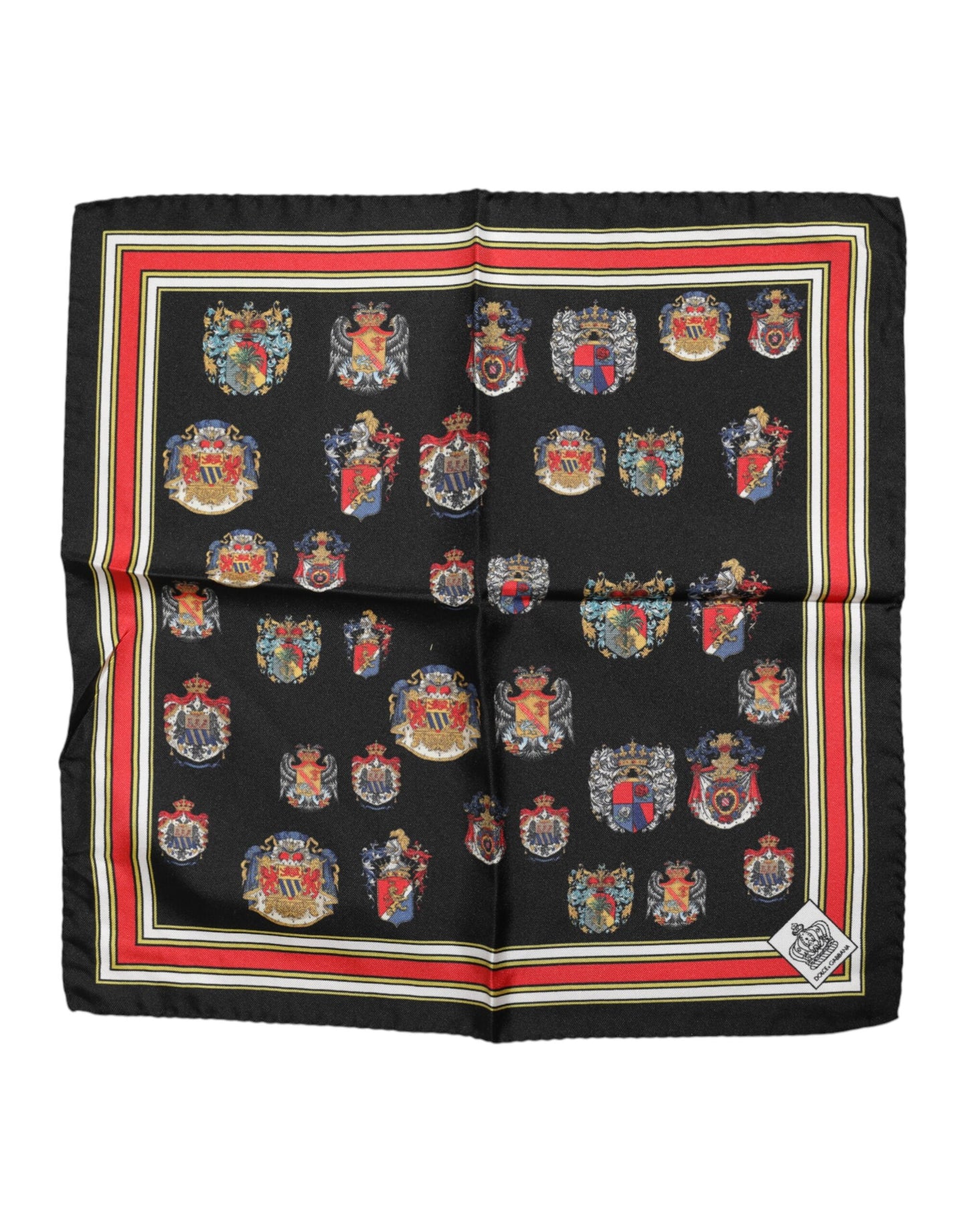 Dolce & Gabbana Multicolor Silk Square Men Foulard Scarf