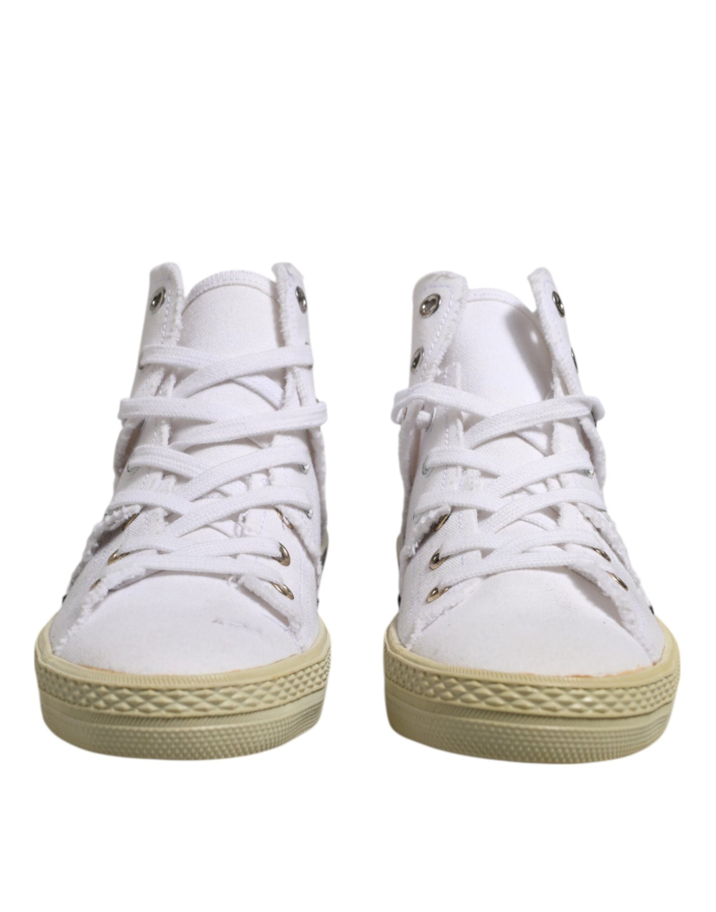 Baskets mi-hautes blanches à lacets Maison Margiela pour femme
