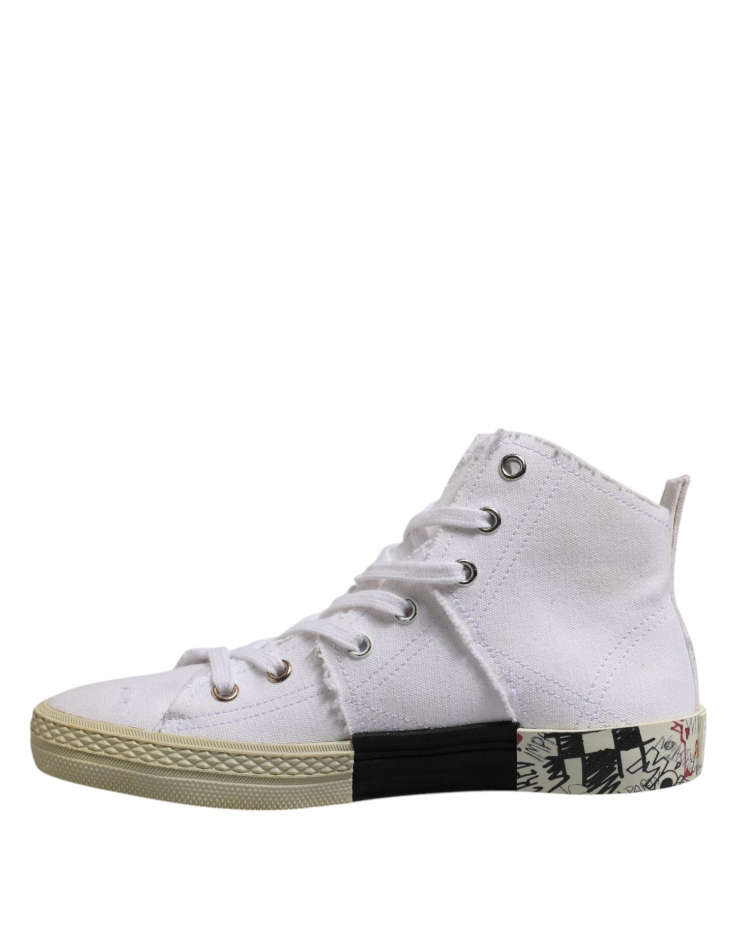 Baskets mi-hautes blanches à lacets Maison Margiela pour femme
