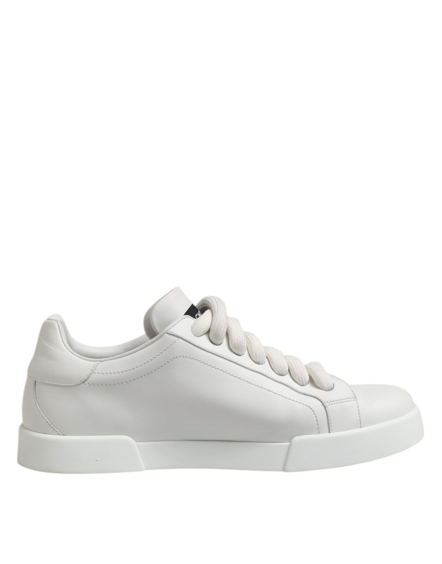 Dolce & Gabbana White Logo Lace Up Low Top Men Sneakers Shoes