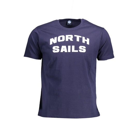 North Sails Blue Cotton Men's T-Shirt