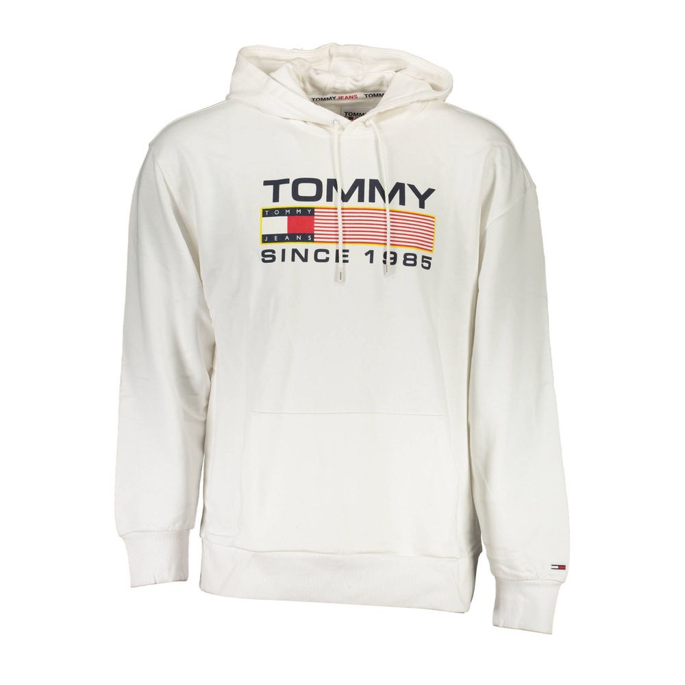 Tommy Hilfiger Bianco Cotton Men Sweatshirt