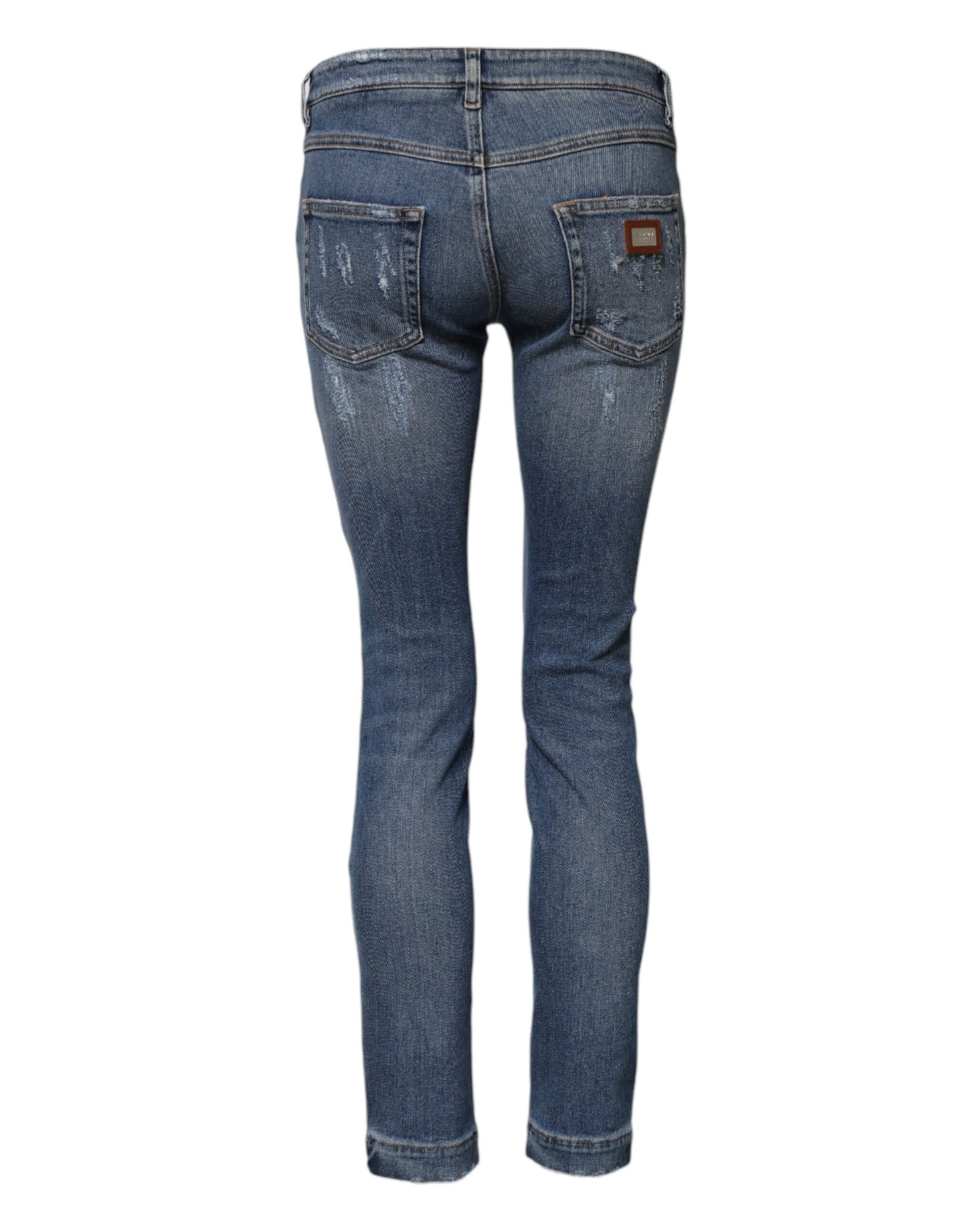 Jean skinny bleu déchiré Dolce &amp; Gabbana PRETTY 