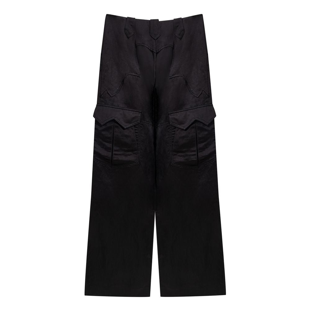 Pantalon cargo en viscose noir Tom Ford