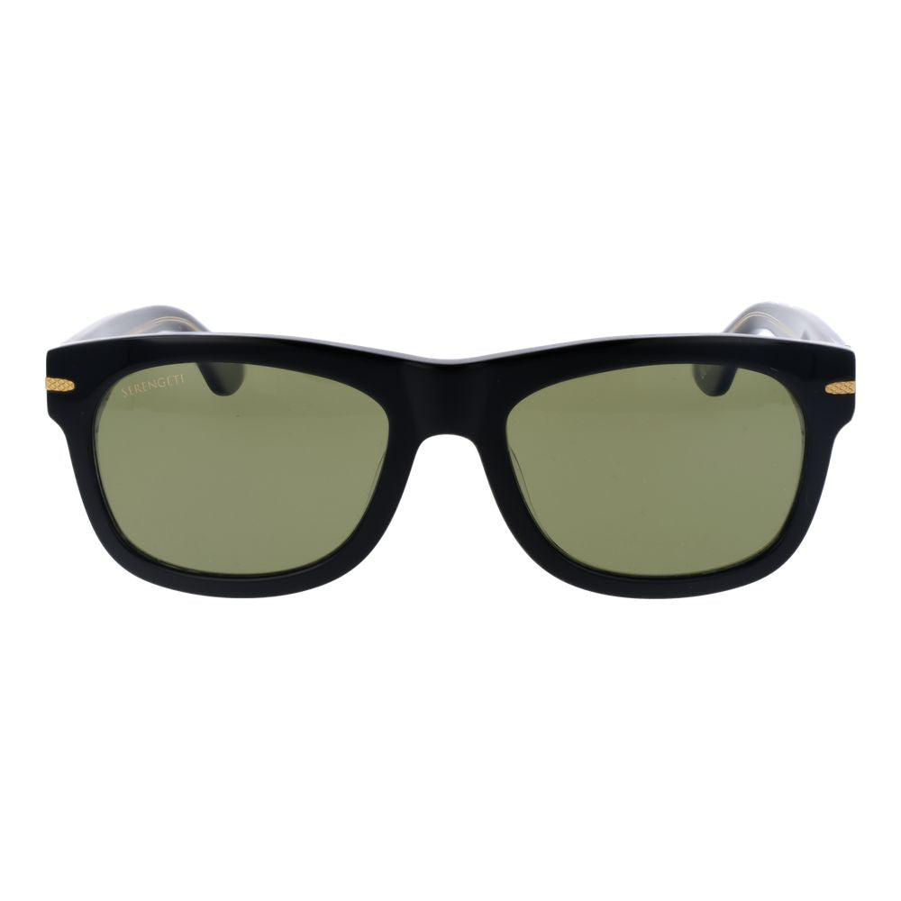 Lunettes de soleil unisexes noires Serengeti