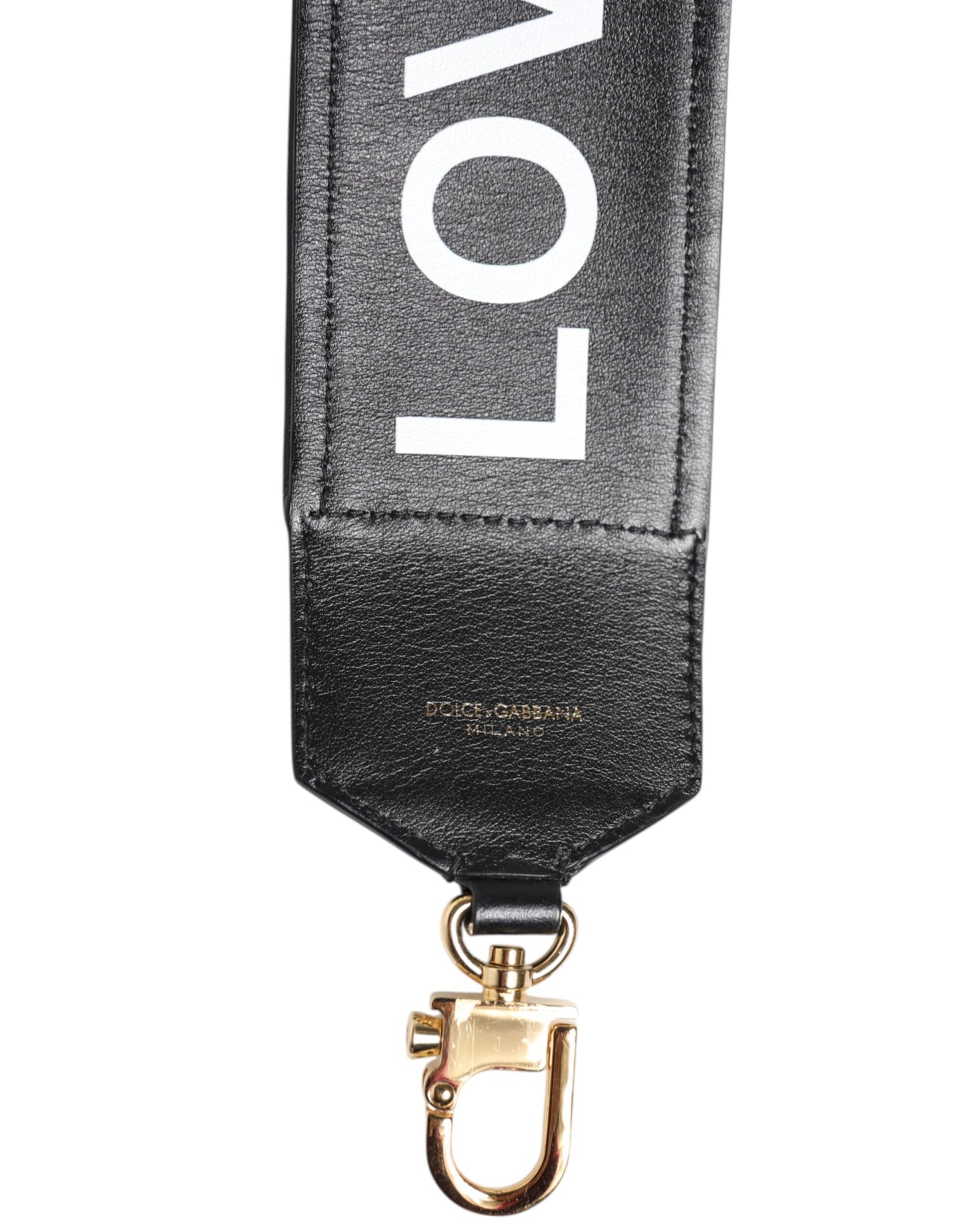 Sac bandoulière réversible imprimé léopard noir Dolce &amp; Gabbana