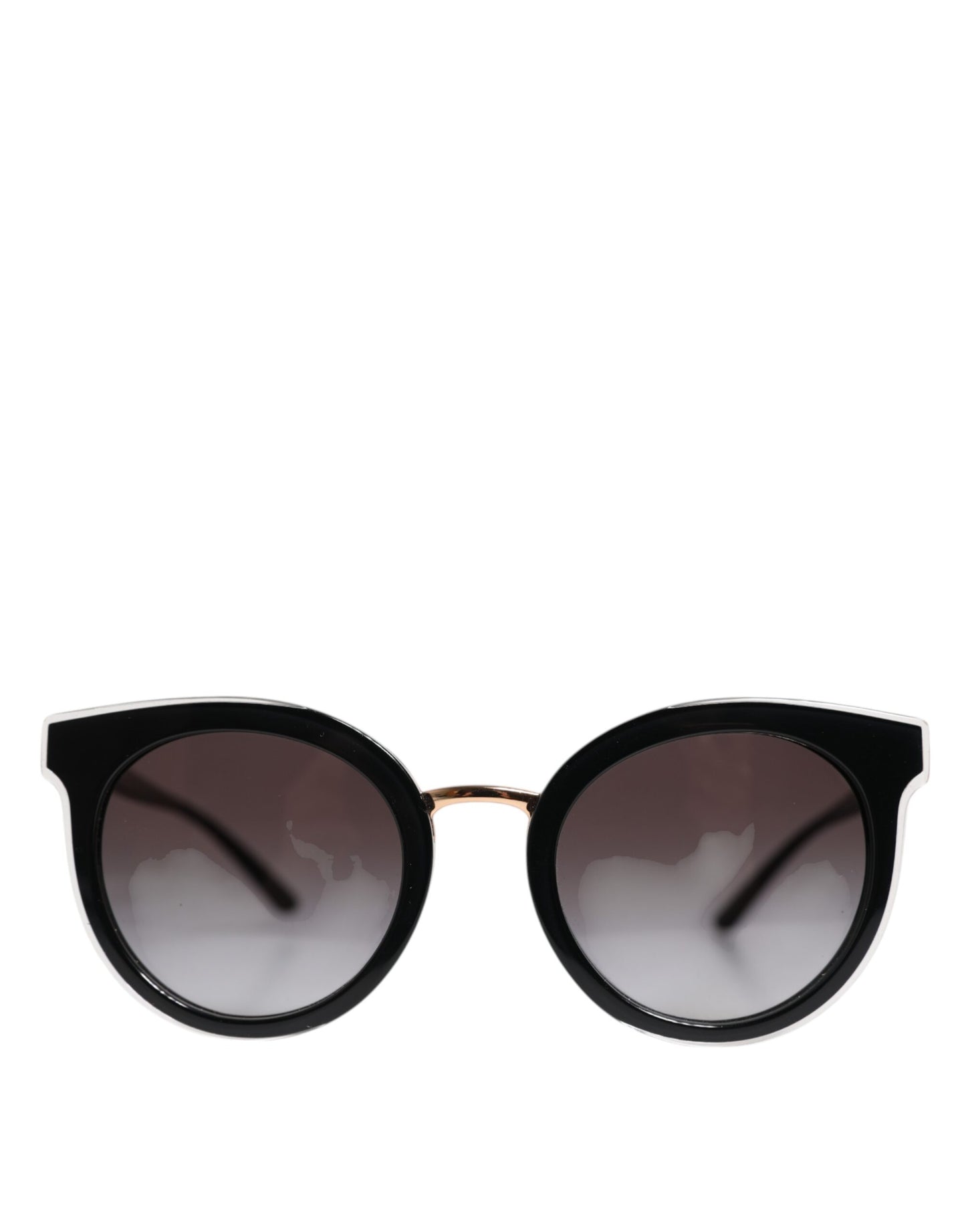 Lunettes de soleil rondes noires transparentes Dolce &amp; Gabbana DG4371-F