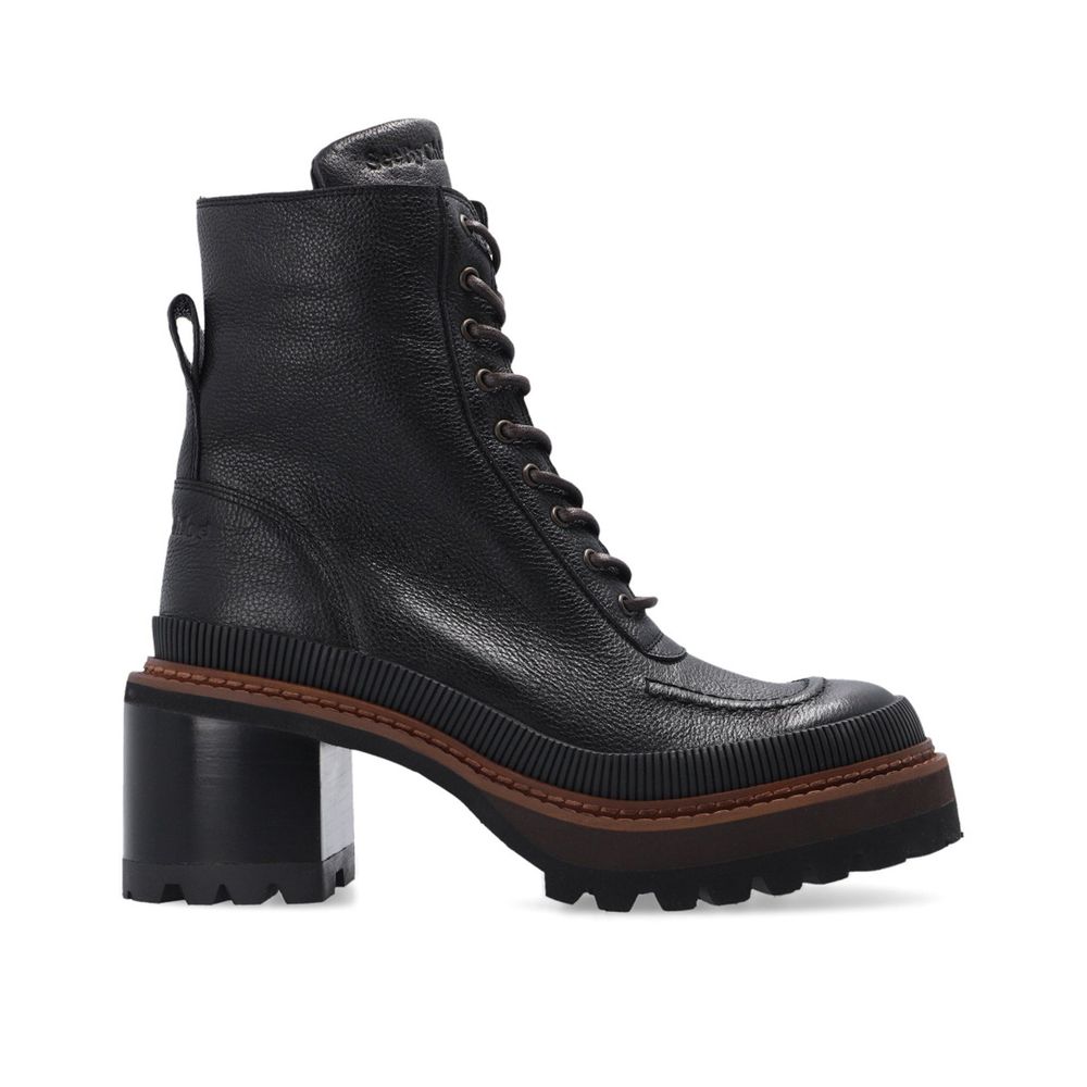 Bottines à lacets en cuir Mahalia de See By Chloé