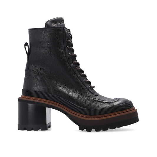 Bottines à lacets en cuir Mahalia de See By Chloé