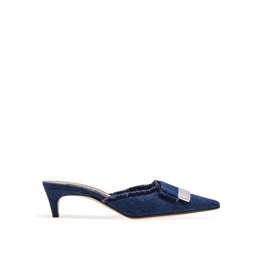 Mules effet denim Sergio Rossi