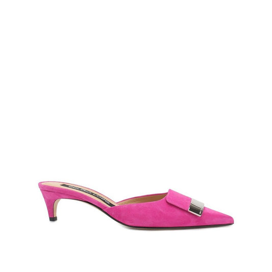 Mules en cuir Sergio Rossi