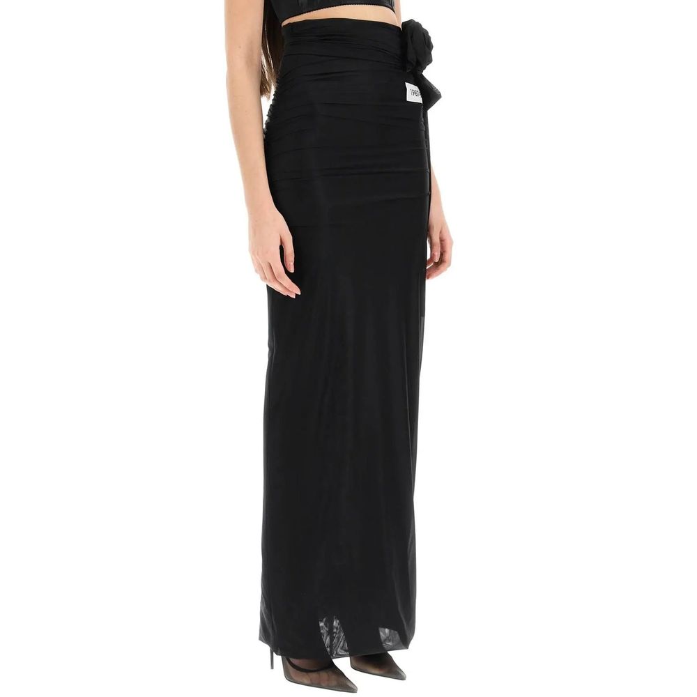 Jupe longue en jersey extensible Dolce &amp; Gabbana
