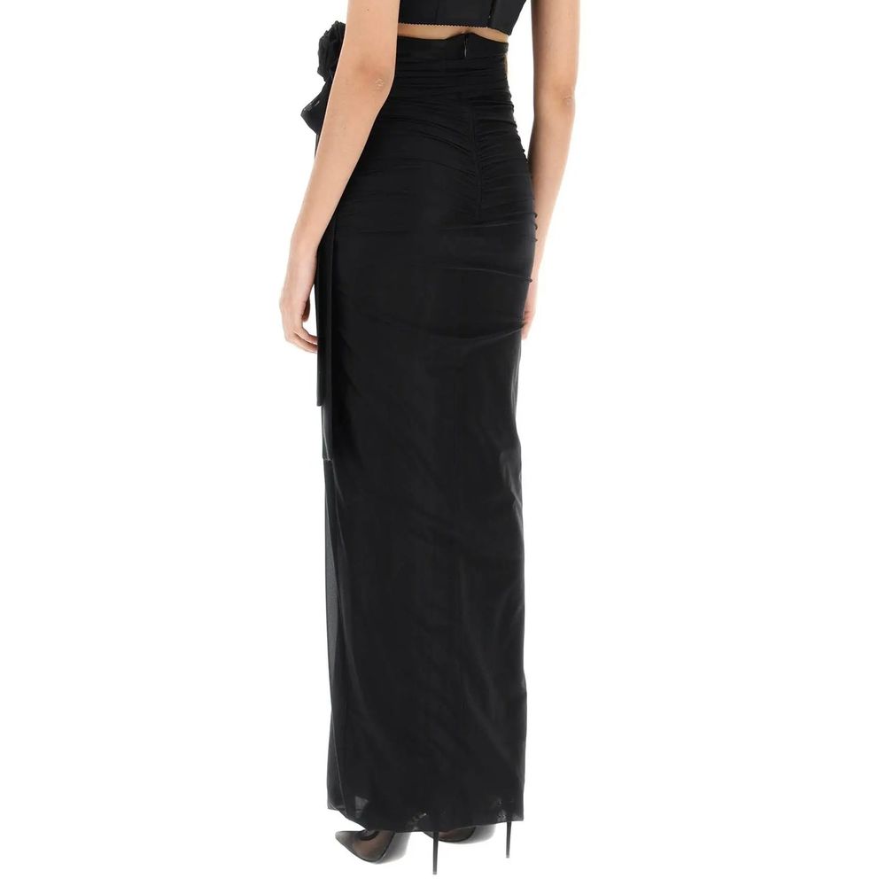 Jupe longue en jersey extensible Dolce &amp; Gabbana