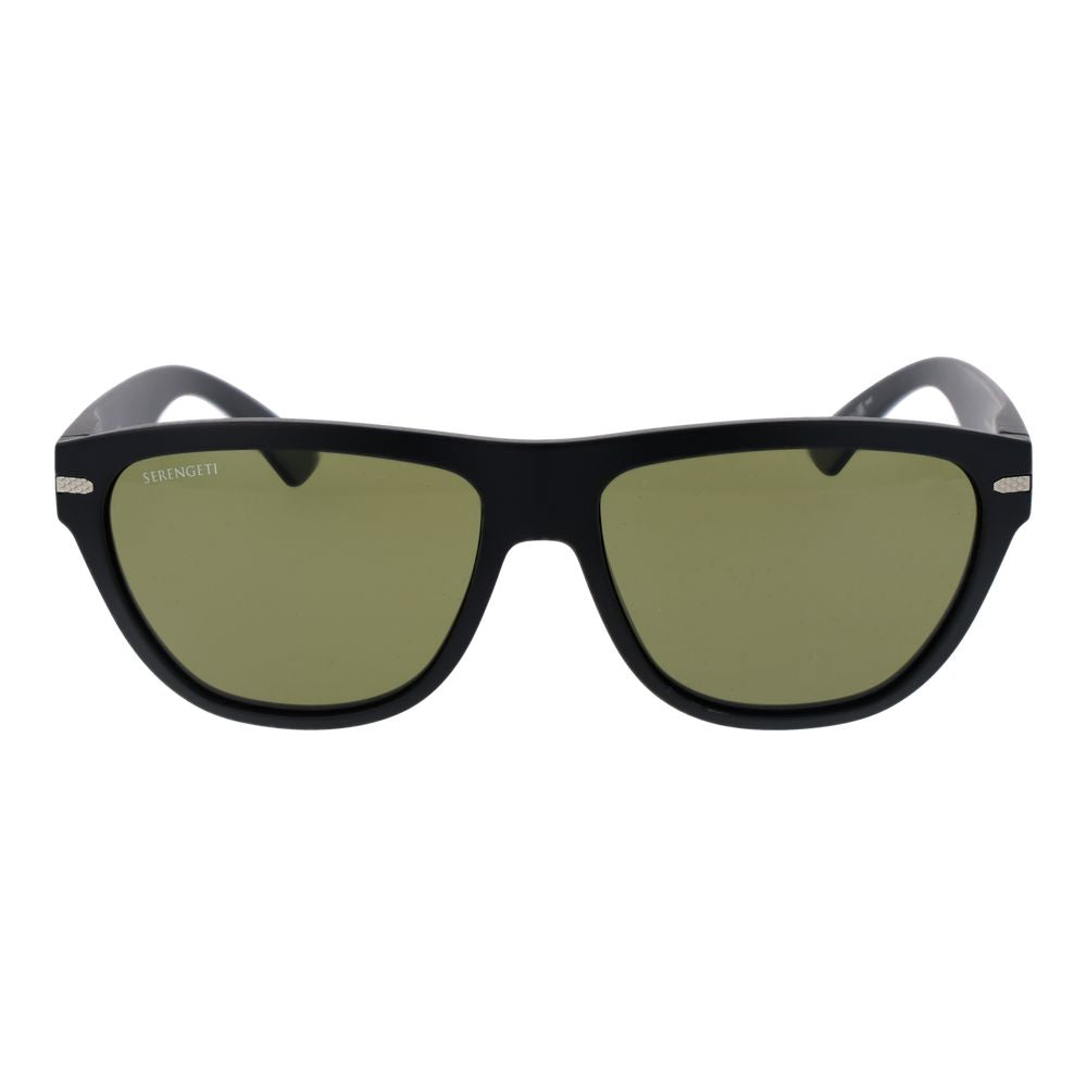 Lunettes de soleil unisexes noires Serengeti
