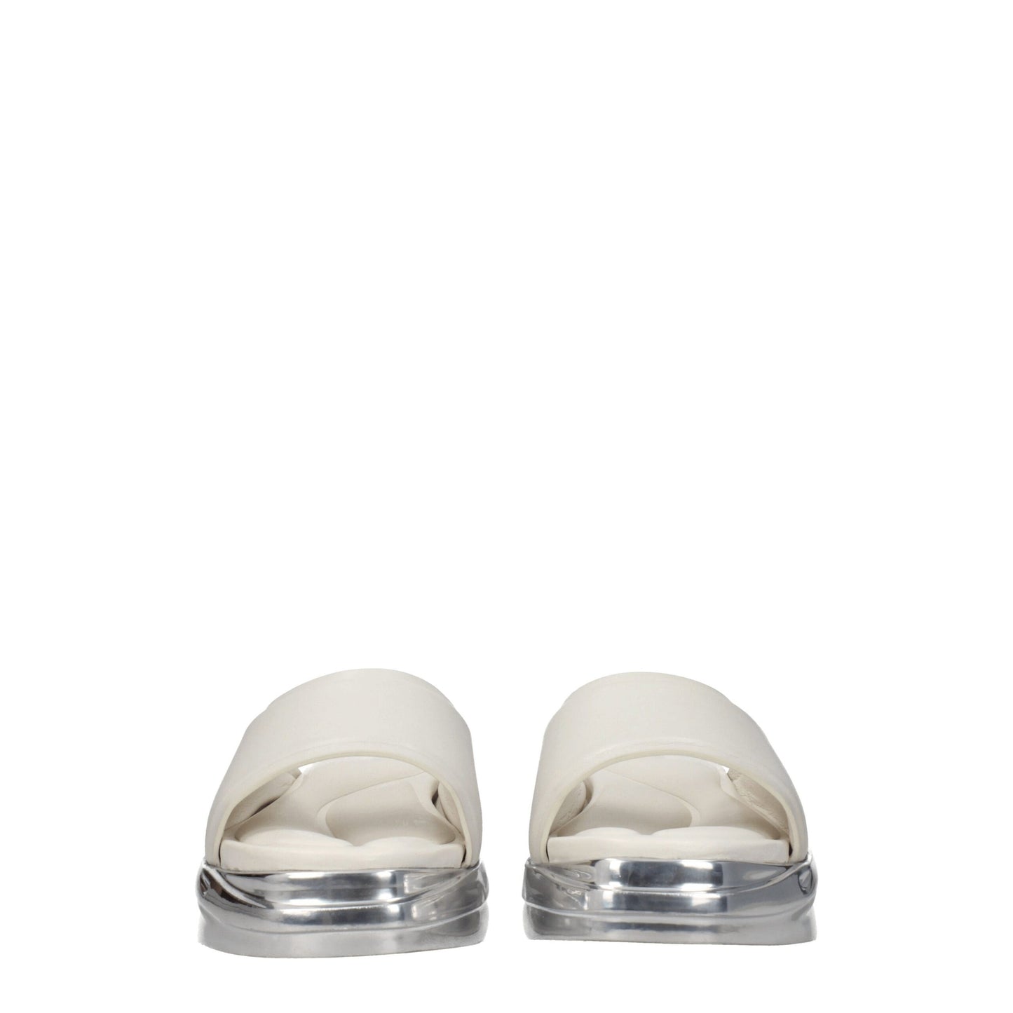 Alyx Gray Leather Slippers