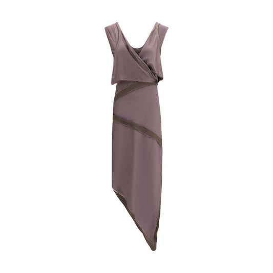 La robe midi asymétrique Attico