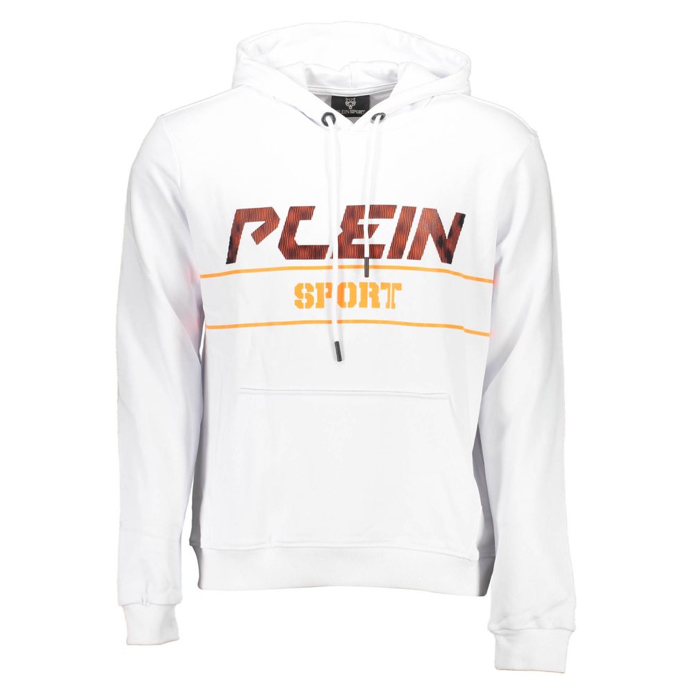 Plein Sport "Bianco Cotton Men Sweatshirt"