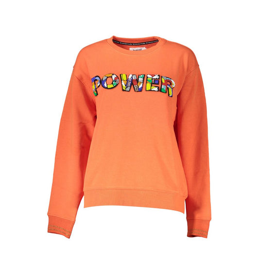 Pull en coton orange Desigual