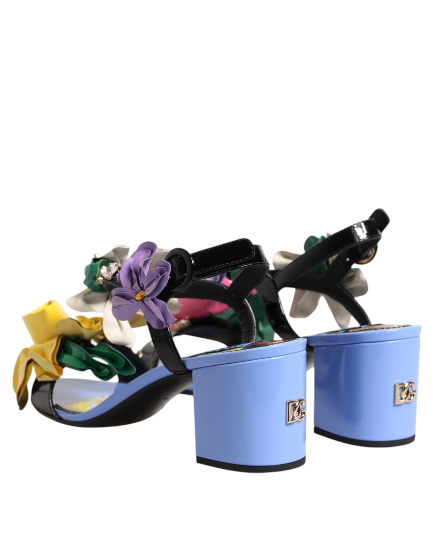 Sandales Dolce &amp; Gabbana KEIRA à cristaux floraux multicolores