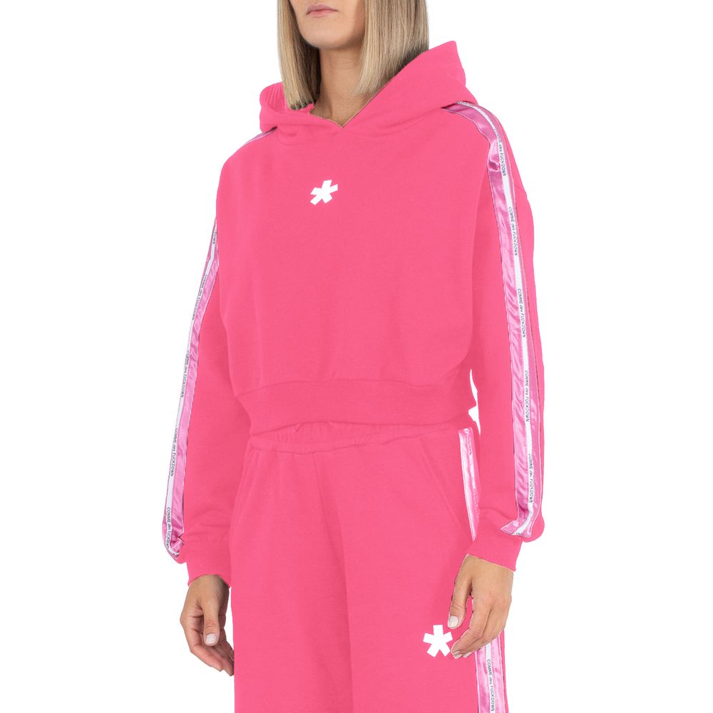 Comme Des Fuckdown Fuchsia Cotton Women Sweater