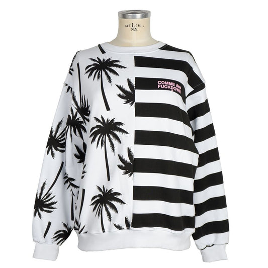 Pull en coton noir Comme des Garçons Fuckdown