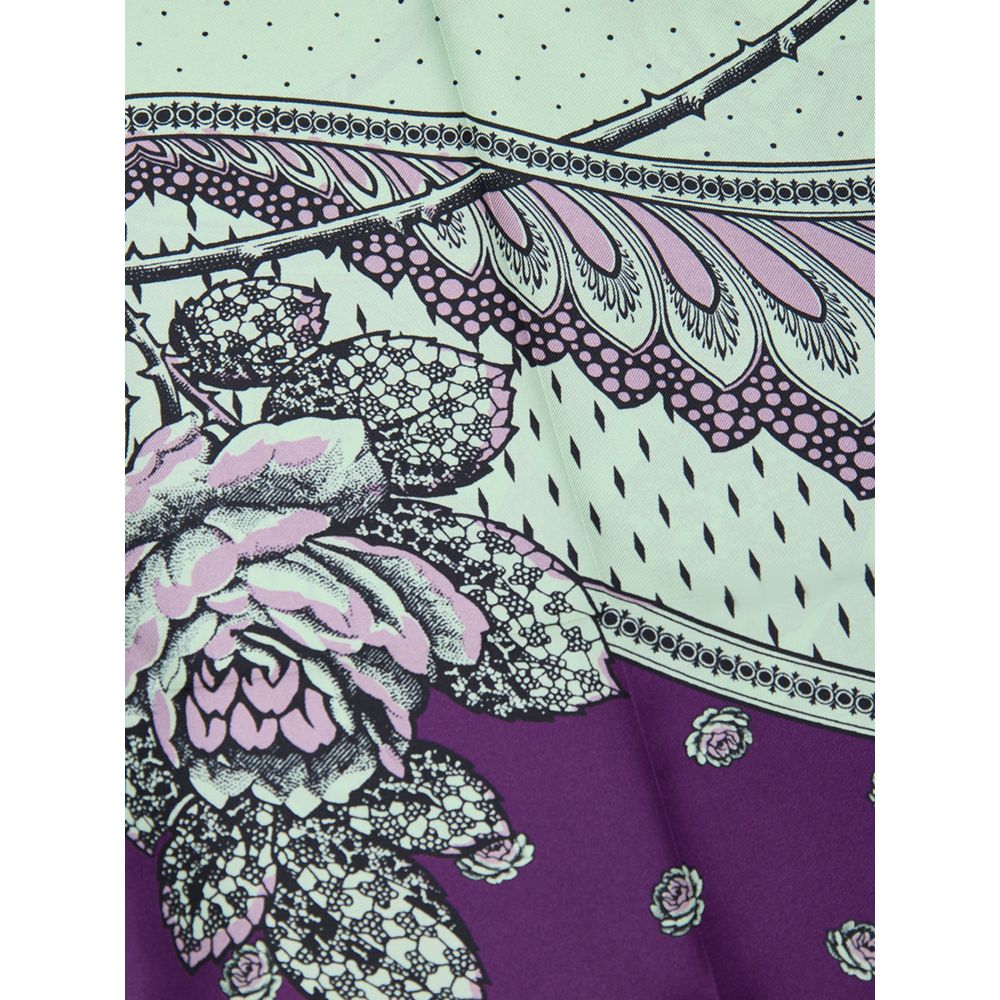 Grüne Seidenhose von Gucci