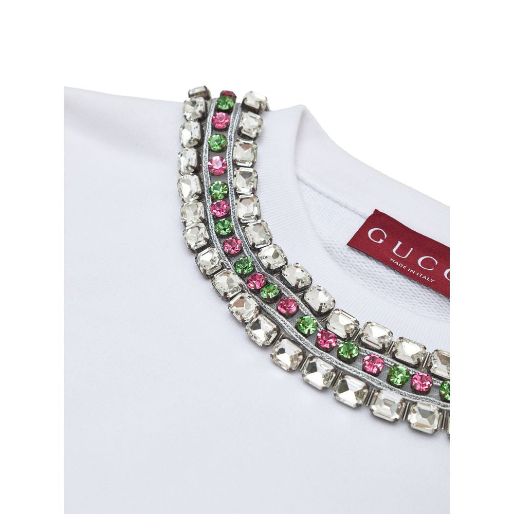 Weißes Baumwoll-Sweatshirt von Gucci