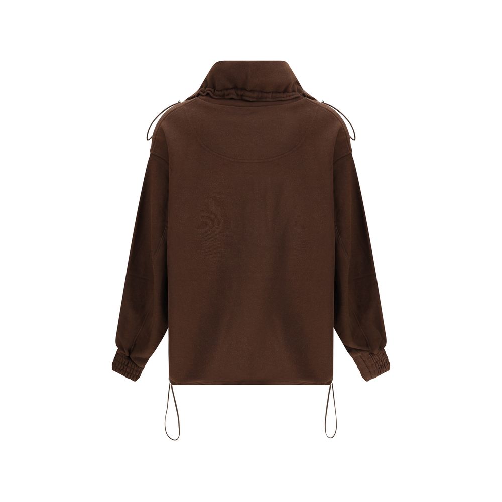 Le sweat-shirt à col montant Attico