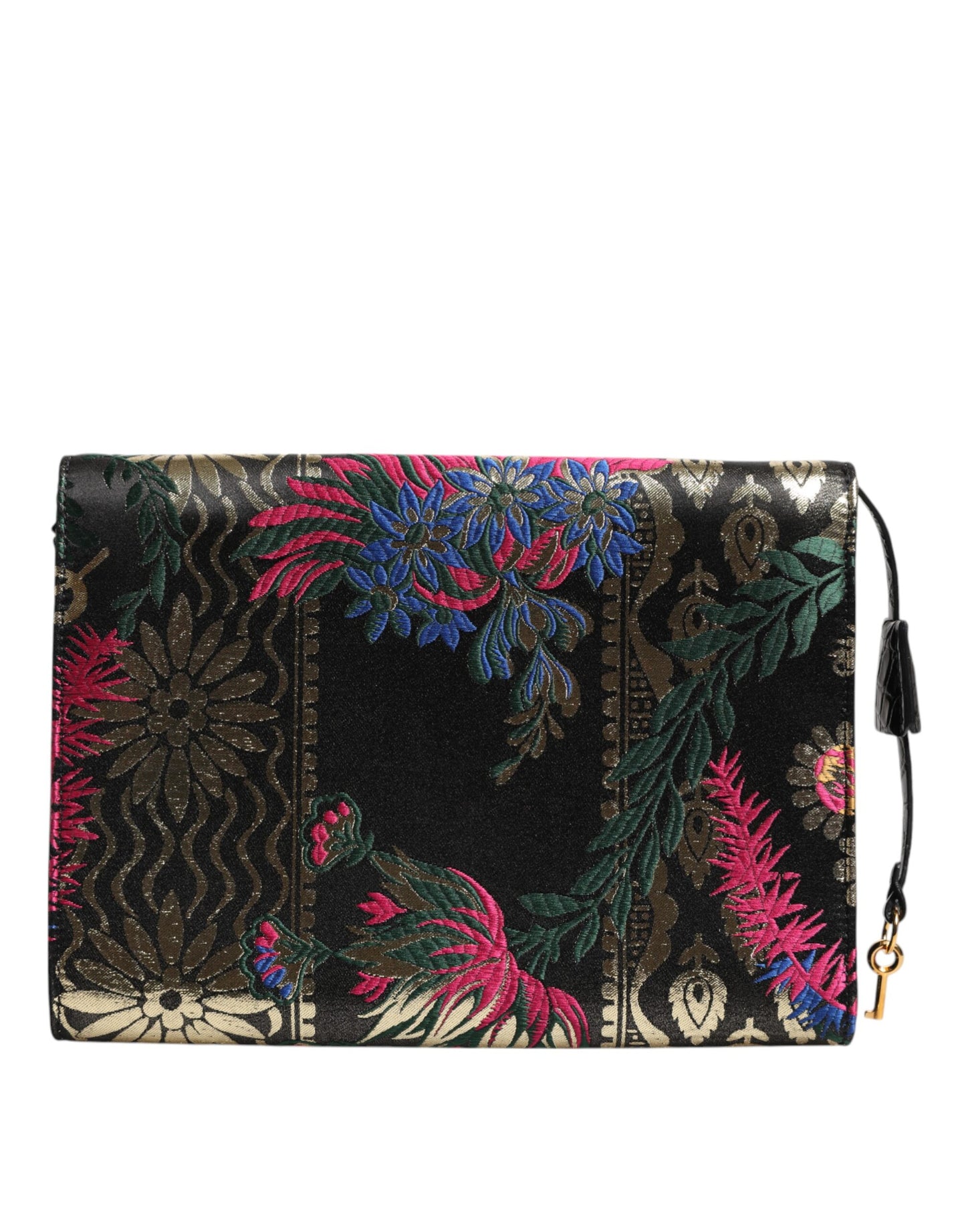 Sac porte-documents Dolce &amp; Gabbana en jacquard floral multicolore