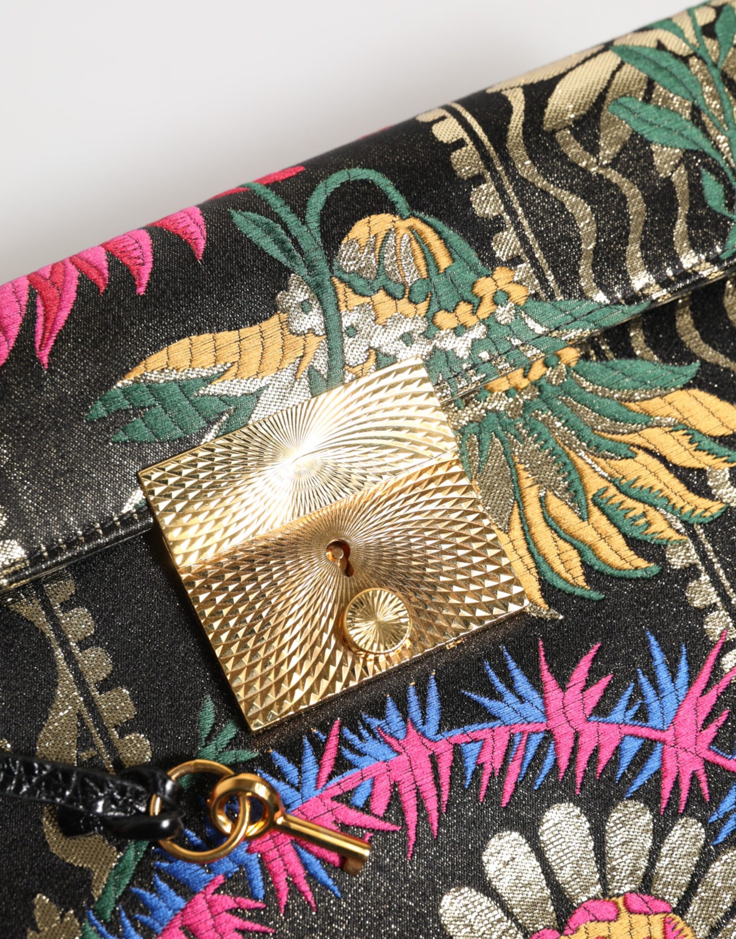 Sac porte-documents Dolce &amp; Gabbana en jacquard floral multicolore