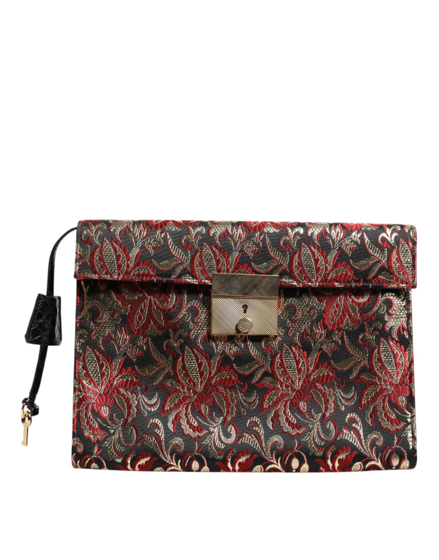 Sac porte-documents Dolce &amp; Gabbana en jacquard floral multicolore