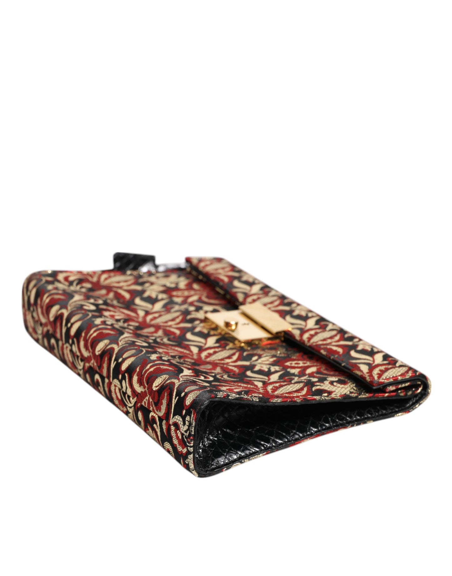 Sac porte-documents Dolce &amp; Gabbana en jacquard floral multicolore