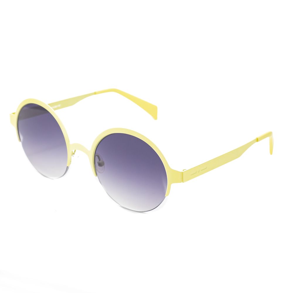 Lunettes de soleil en métal jaune Italia Independent