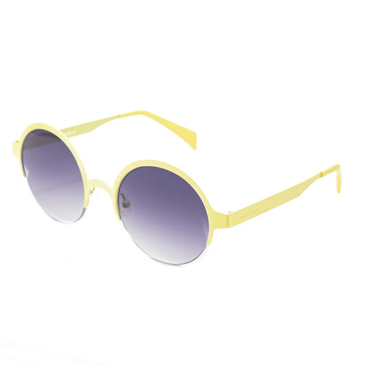 Lunettes de soleil en métal jaune Italia Independent