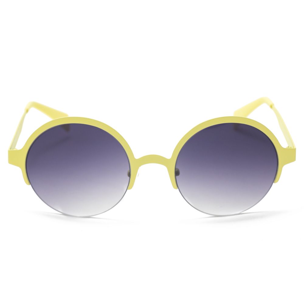 Lunettes de soleil en métal jaune Italia Independent
