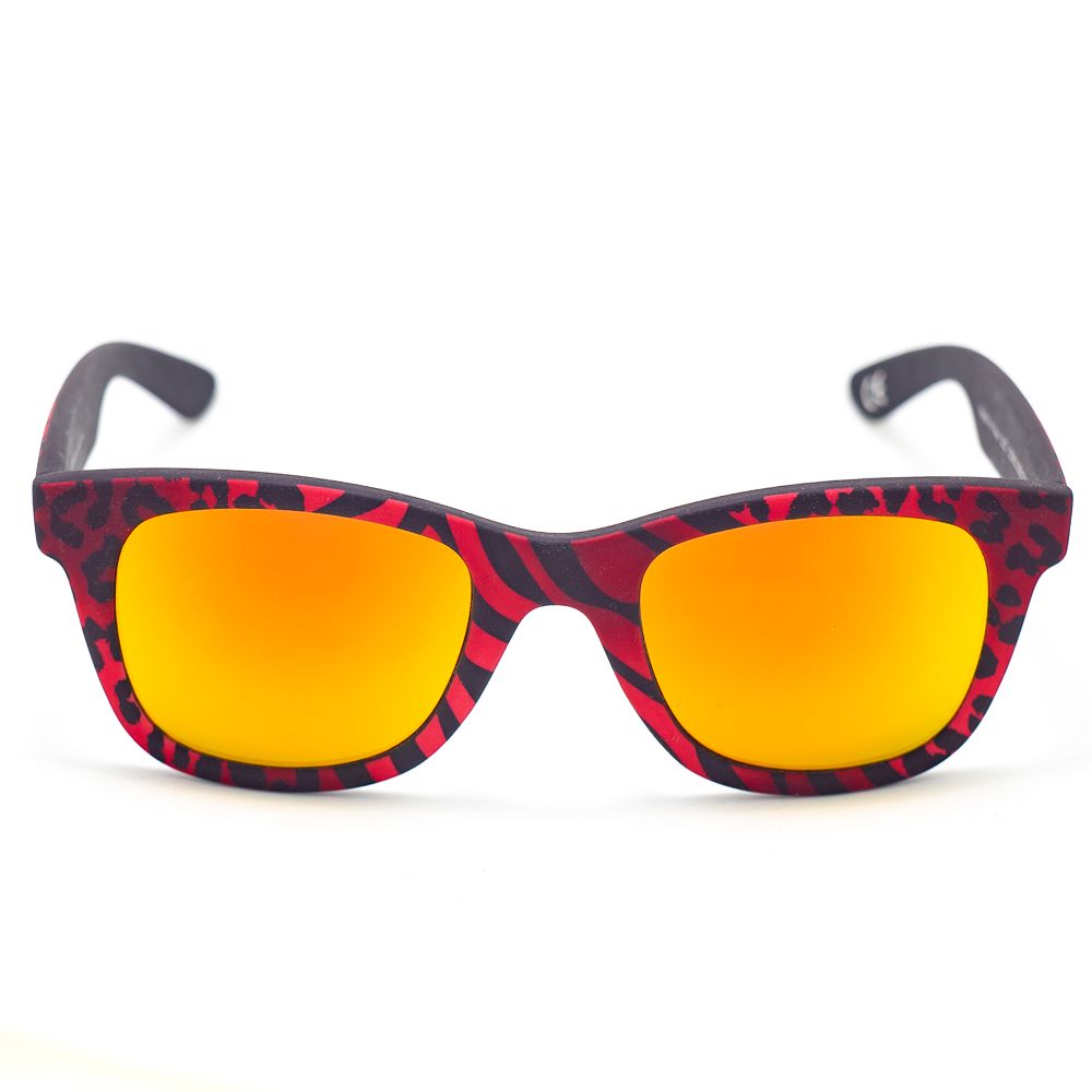 Lunettes de soleil en acétate rouge Italia Independent