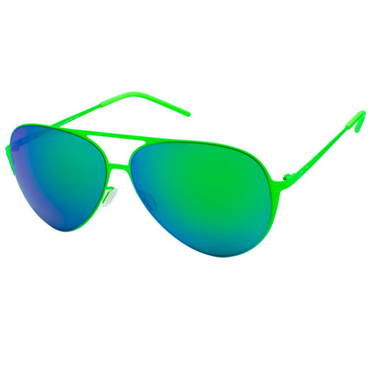 Lunettes de soleil vertes en métal Italia Independent
