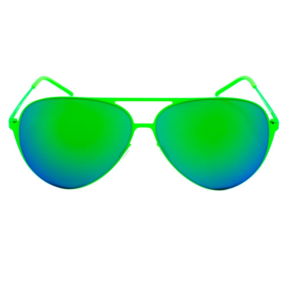 Lunettes de soleil vertes en métal Italia Independent