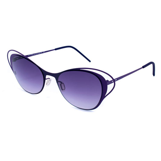 Lunettes de soleil en métal violet Italia Independent