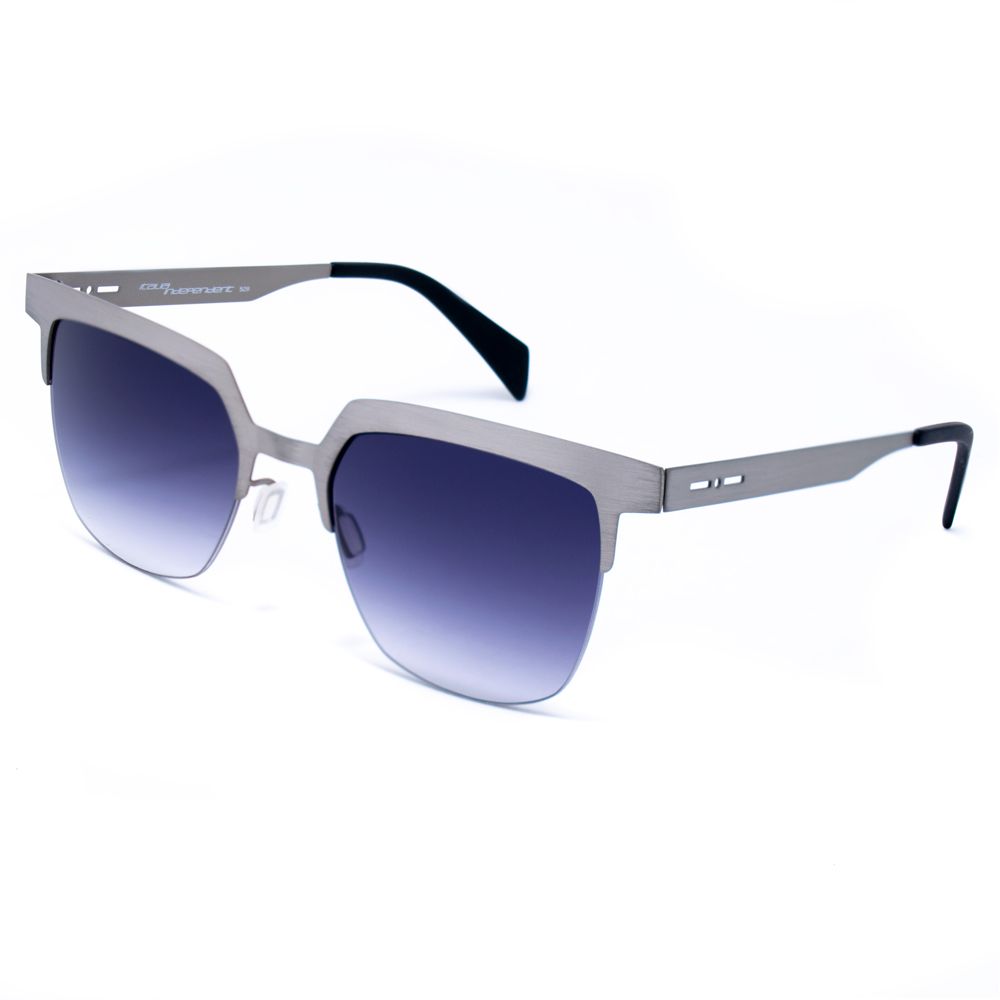 Lunettes de soleil en métal argenté Italia Independent