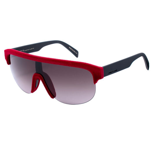 Lunettes de soleil en acétate rouge Italia Independent
