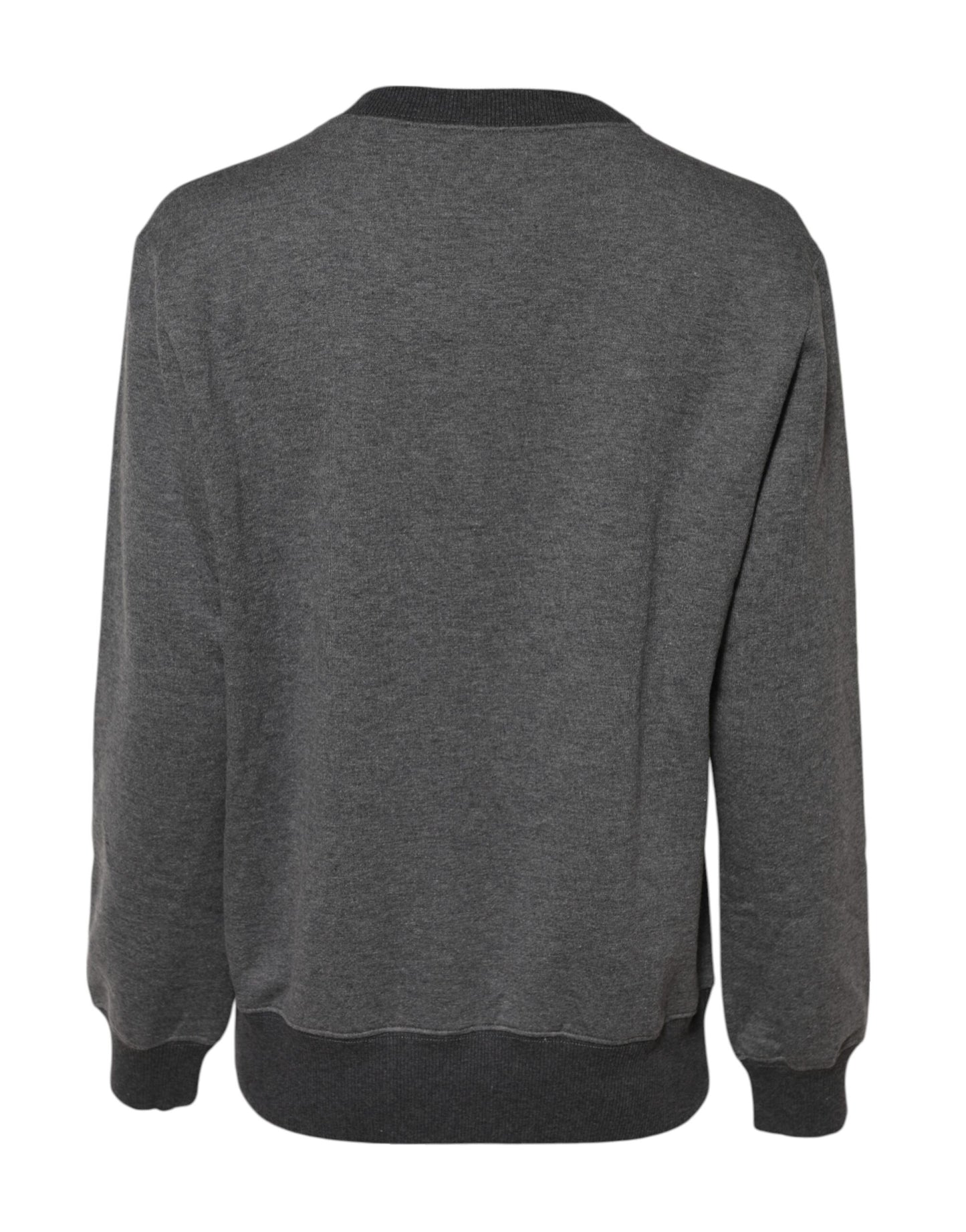 Dolce &amp; Gabbana Grauer Pullover mit DG-Logo-Stickerei