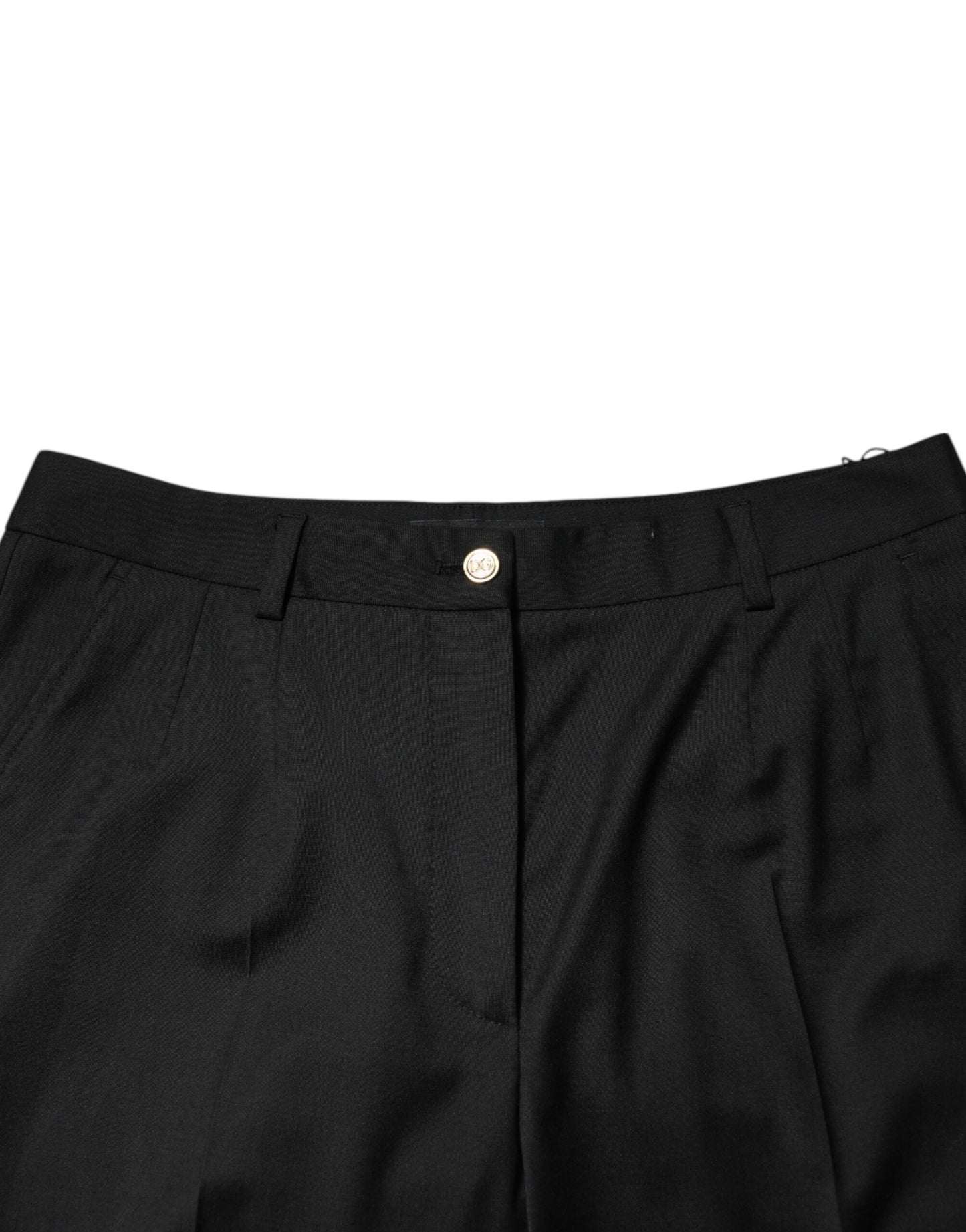 Pantalon fuselé en polyester noir Dolce &amp; Gabbana pour femme