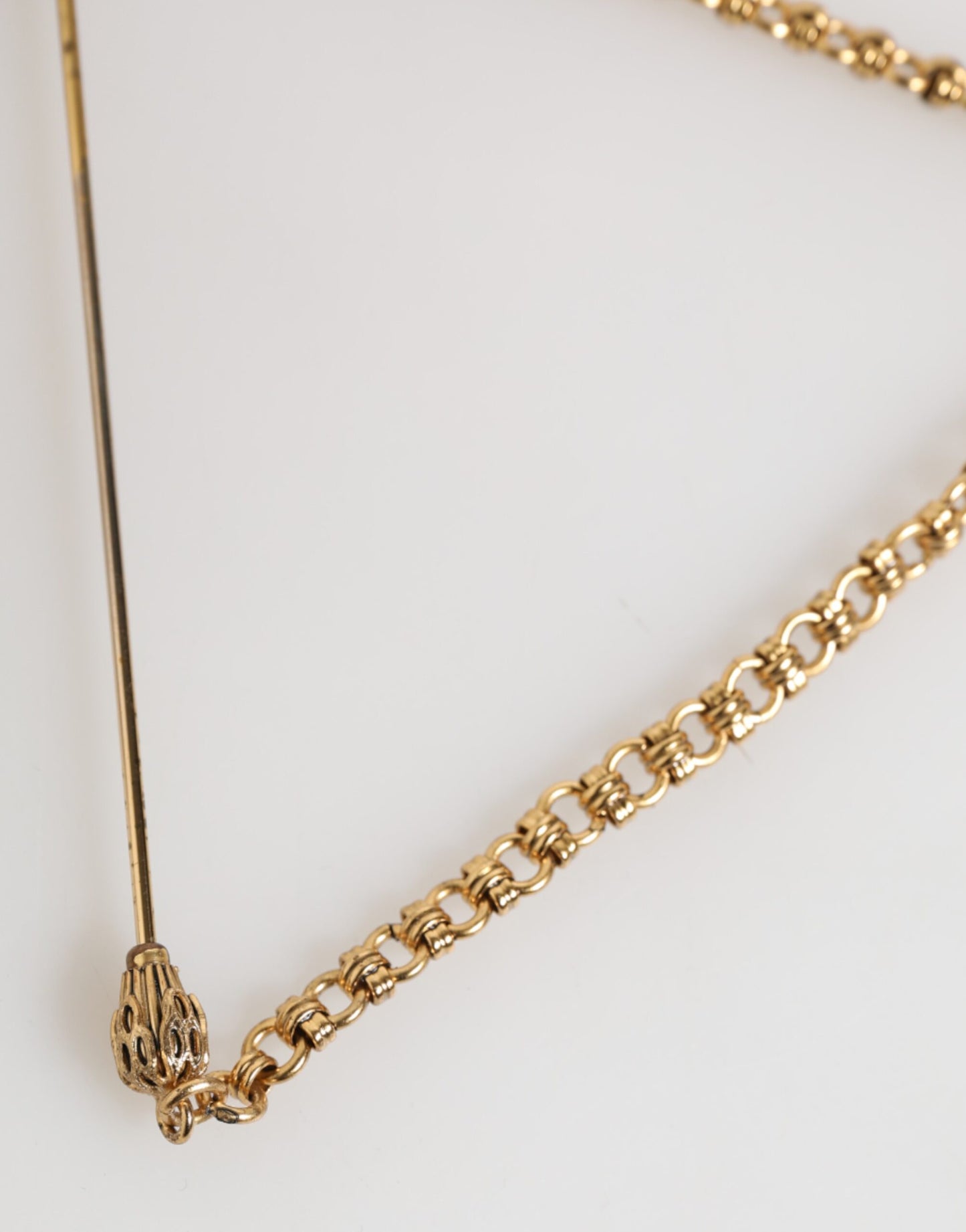 Dolce & Gabbana Lapel Pin Brass Copper Revolver Men Accessories Brooch